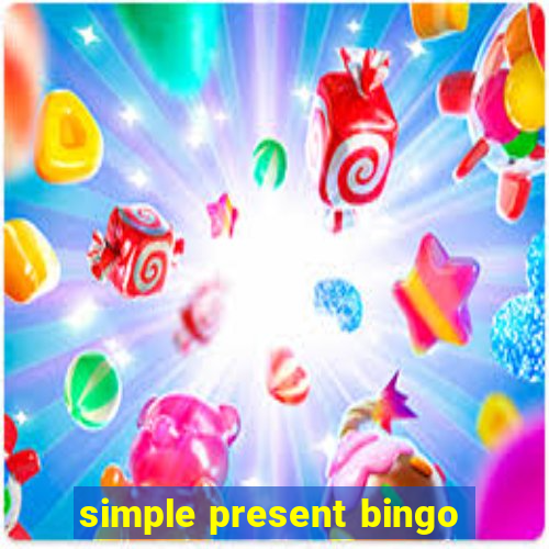 simple present bingo