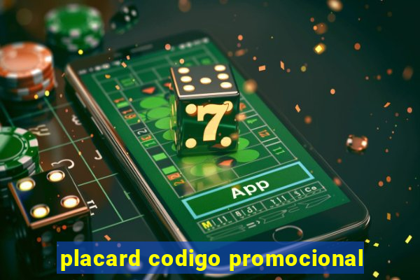 placard codigo promocional