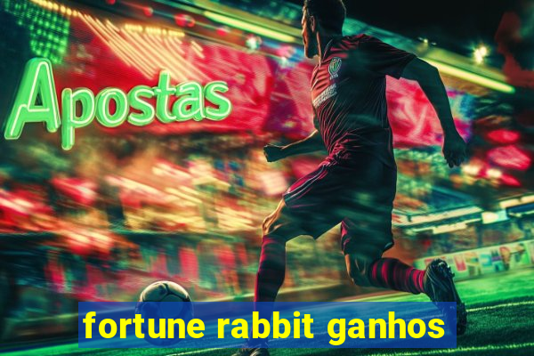 fortune rabbit ganhos