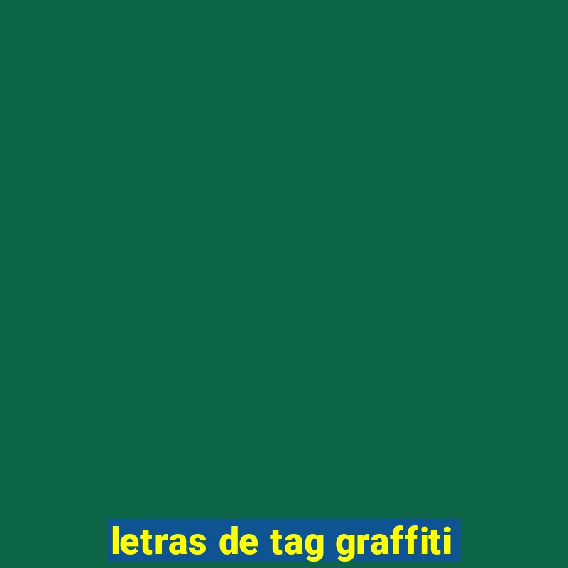 letras de tag graffiti