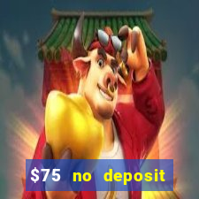 $75 no deposit bonus code sunrise casino