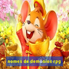 nomes de demônios rpg