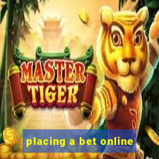 placing a bet online