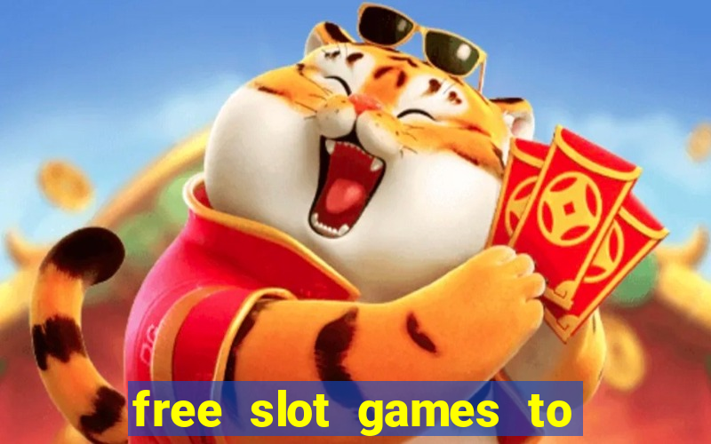 free slot games to win real money