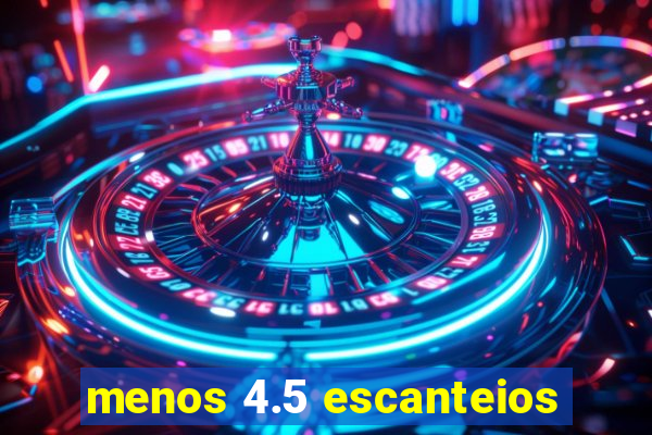 menos 4.5 escanteios