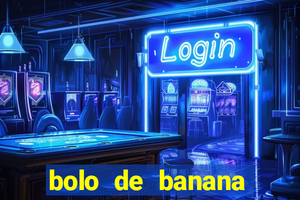 bolo de banana menino prendado