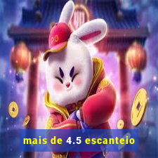 mais de 4.5 escanteio