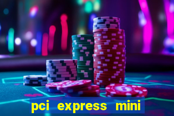 pci express mini card slot