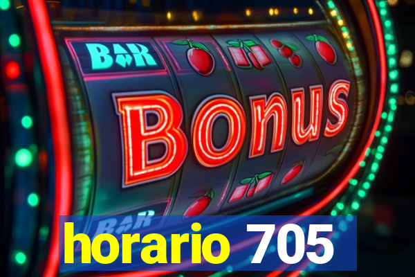 horario 705