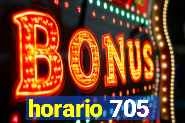 horario 705