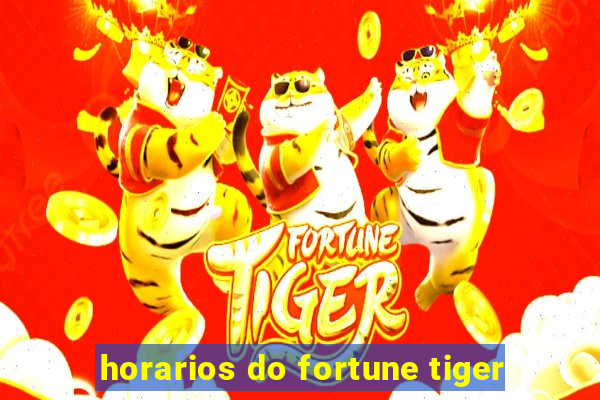 horarios do fortune tiger