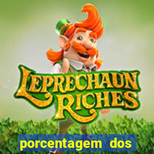 porcentagem dos joguinhos slots