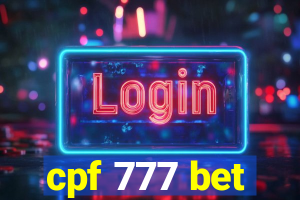 cpf 777 bet