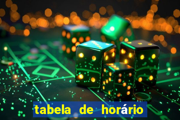 tabela de horário do fortune tiger