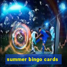 summer bingo cards