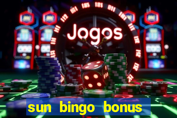 sun bingo bonus terms and conditions