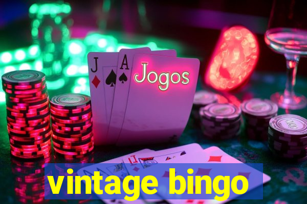 vintage bingo