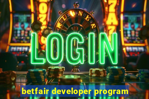 betfair developer program