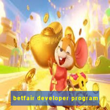 betfair developer program