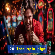 20 free spin sign up casino