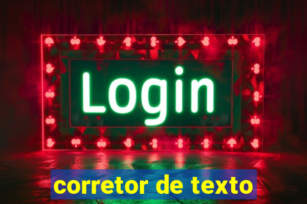 corretor de texto