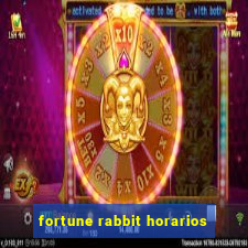 fortune rabbit horarios