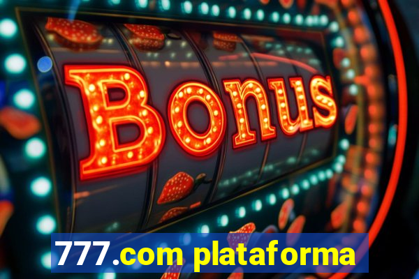 777.com plataforma