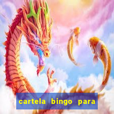 cartela bingo para cha de cozinha imprimir gratis