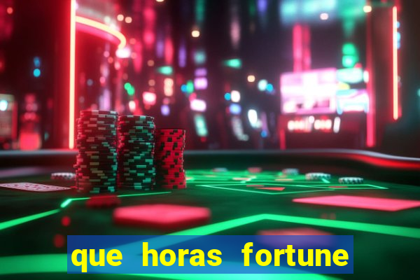 que horas fortune mouse paga