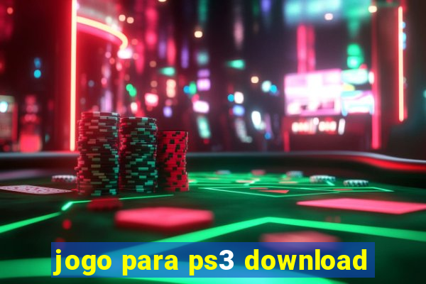 jogo para ps3 download