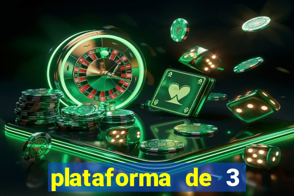 plataforma de 3 reais cassino