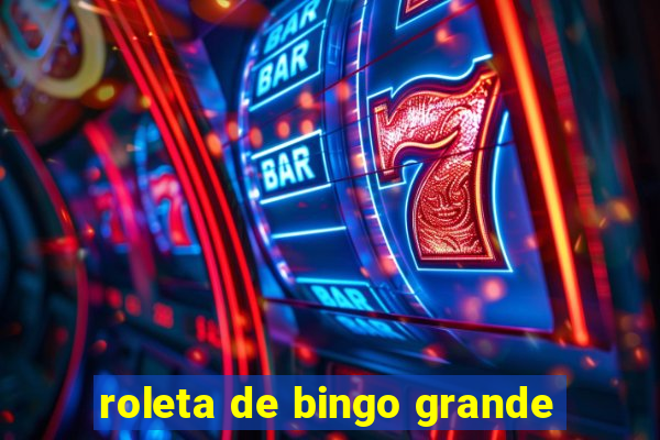 roleta de bingo grande