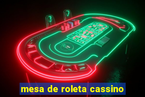 mesa de roleta cassino