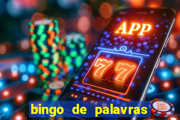 bingo de palavras cha de bebe