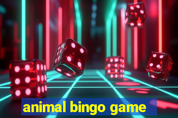 animal bingo game