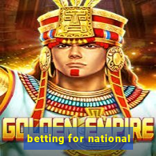 betting for national