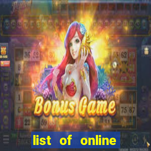 list of online slot sites