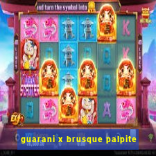 guarani x brusque palpite