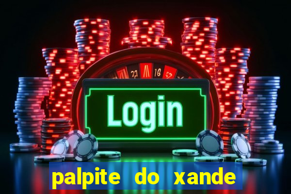 palpite do xande de hoje