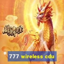 777 wireless cdu