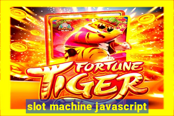 slot machine javascript