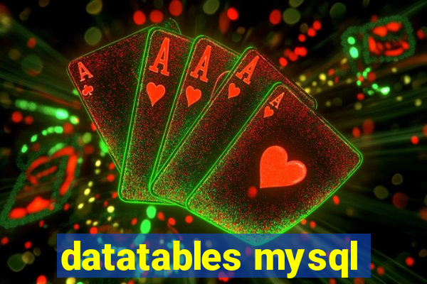 datatables mysql