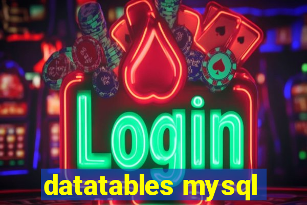 datatables mysql