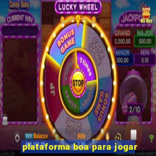 plataforma boa para jogar