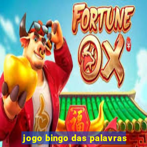 jogo bingo das palavras