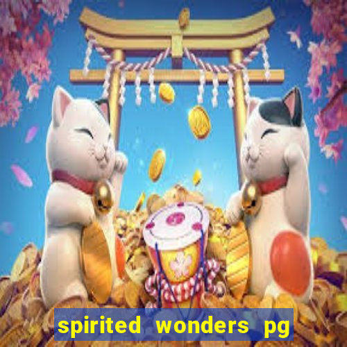 spirited wonders pg soft demo