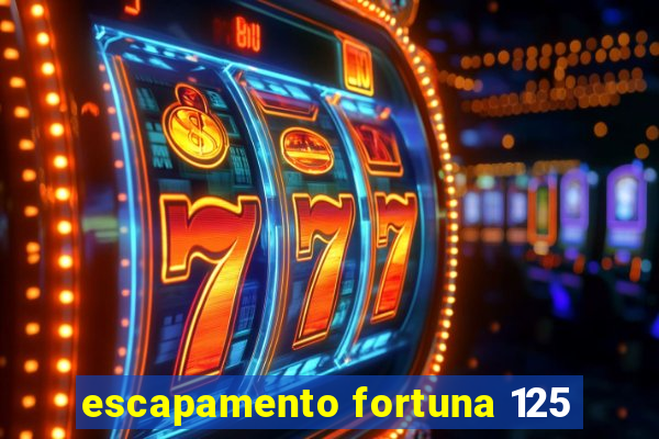 escapamento fortuna 125