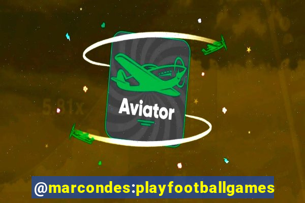 @marcondes:playfootballgames bingo football