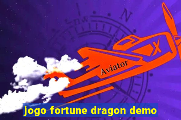 jogo fortune dragon demo