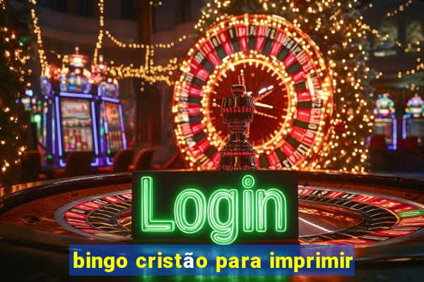 bingo cristão para imprimir